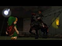 une photo d'Ã©cran de The Legend of Zelda - Ocarina of Time sur Nintendo 64